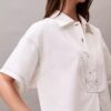 Rochie mini din bumbac twill Rochie mini din bumbac twill