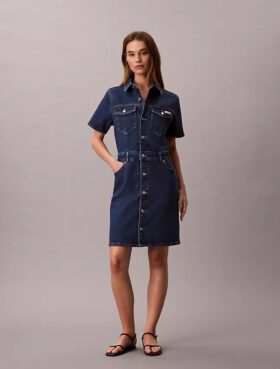 Rochie mini din denim