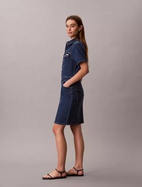 Rochie mini din denim