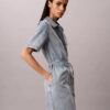 Rochie mini din denim cu curele Rochie mini din denim cu curele