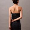 Rochie mini din denim fără bretele Rochie mini din denim fără bretele