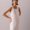 Rochie mini din poplin de bumbac Rochie mini din poplin de bumbac