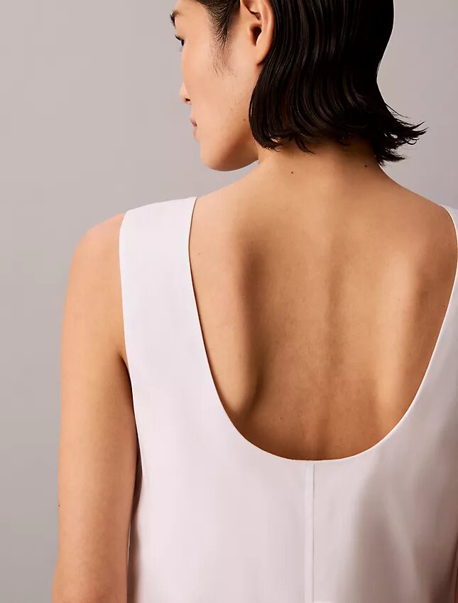 Rochie mini din poplin de bumbac Rochie mini din poplin de bumbac