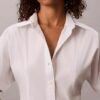 Rochie mini din poplin de bumbac Rochie mini din poplin de bumbac