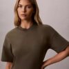 Rochie mini din tricot cu monogramă Rochie mini din tricot cu monogramă