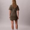 Rochie mini din tricot cu monogramă Rochie mini din tricot cu monogramă