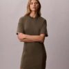Rochie mini din tricot cu monogramă Rochie mini din tricot cu monogramă