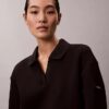 Rochie mini din tricou polo, cu croială lejeră Rochie mini din tricou polo, cu croială lejeră