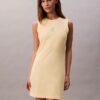 Rochie mini fără mâneci cu imprimeu logo Rochie mini fără mâneci cu imprimeu logo