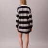Rochie mini polo cu dungi universitare