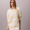 Rochie mini polo cu dungi Varsity Rochie mini polo cu dungi Varsity