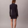 Rochie mini polo cu nervuri Monologo Rochie mini polo cu nervuri Monologo