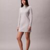 Rochie mini slim din țesătură fină