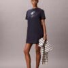 Rochie mini tip tricou cu imprimeu floral Rochie mini tip tricou cu imprimeu floral
