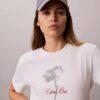 Rochie mini tip tricou cu imprimeu floral Rochie mini tip tricou cu imprimeu floral