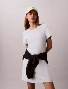 Rochie mini tip tricou cu Monogram