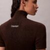 Rochie pulover din lână merino cu lurex