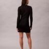 Rochie-pulover mini din amestec de lână merino și lurex Rochie-pulover mini din amestec de lână merino și lurex