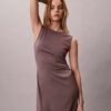 Rochie rafinată din jersey cu pliuri