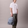Rucsac din denim cu logo Monogram