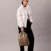 Rucsac din nailon mat cu șnur Rucsac din nailon mat cu șnur