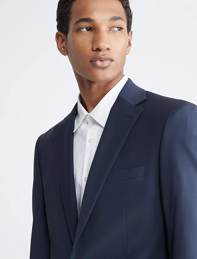 Sacou slim fit bleumarin Sacou slim fit bleumarin