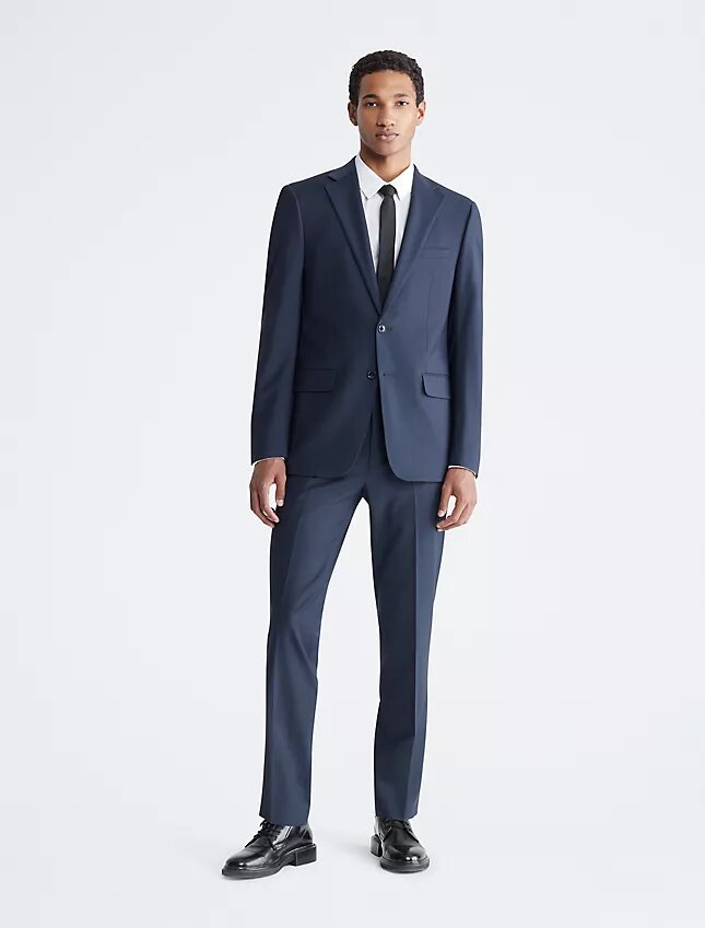 Sacou slim fit bleumarin Sacou slim fit bleumarin