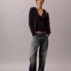 Set cardigan și maiou din bumbac cu nervuri Set cardigan și maiou din bumbac cu nervuri
