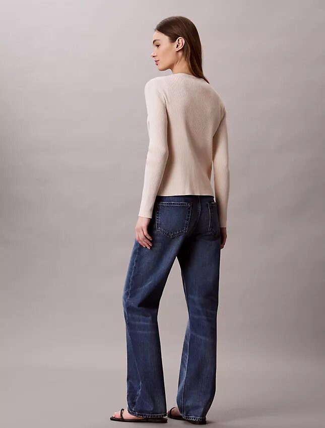 Set cardigan și maiou din bumbac cu nervuri Set cardigan și maiou din bumbac cu nervuri