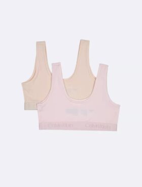 Set de 2 Bralette cu bandă cu logo pentru fete