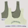 Set de 2 Bralette cu imprimeu grafic cu logo-ul arcului