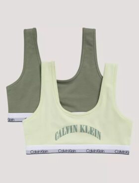 Set de 2 Bralette cu imprimeu grafic cu logo-ul arcului