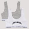 Set de 2 Bralette cu imprimeu grafic cu logo-ul arcului Set de 2 Bralette cu imprimeu grafic cu logo-ul arcului