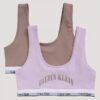 Set de 2 Bralette cu imprimeu grafic cu logo-ul arcului Set de 2 Bralette cu imprimeu grafic cu logo-ul arcului