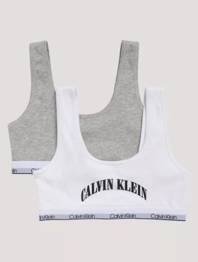 Set de 2 Bralette cu imprimeu grafic cu logo-ul arcului