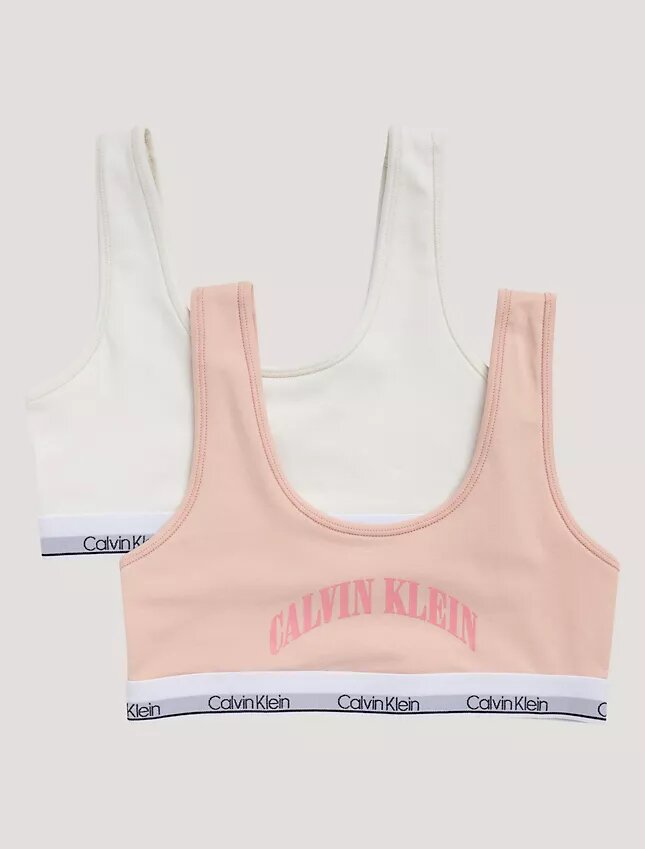 Set de 2 Bralette cu imprimeu grafic cu logo-ul arcului Set de 2 Bralette cu imprimeu grafic cu logo-ul arcului