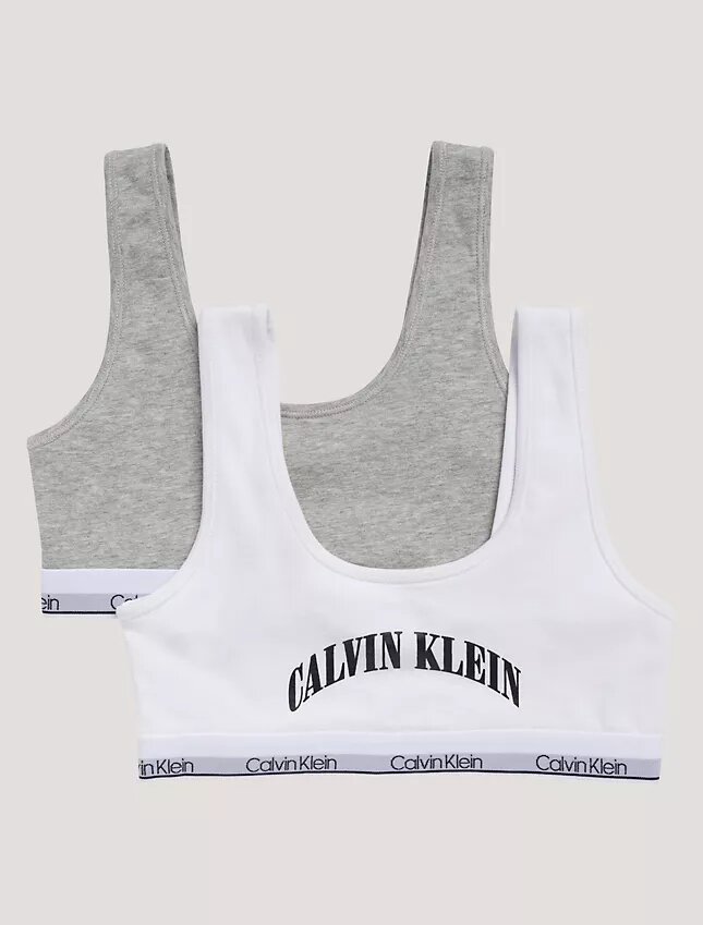 Set de 2 Bralette cu imprimeu grafic cu logo-ul arcului Set de 2 Bralette cu imprimeu grafic cu logo-ul arcului