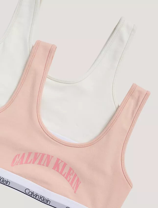 Set de 2 Bralette cu imprimeu grafic cu logo-ul arcului Set de 2 Bralette cu imprimeu grafic cu logo-ul arcului