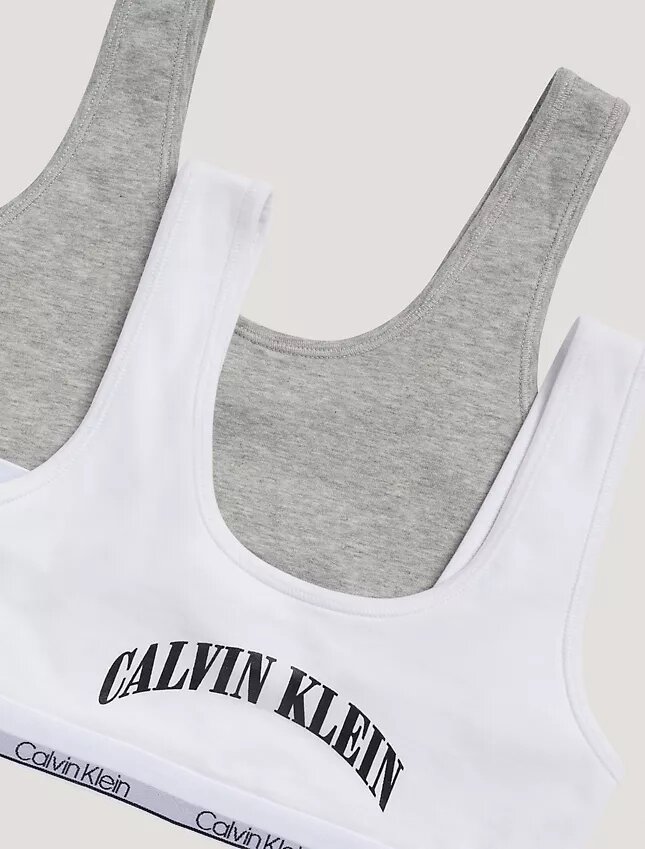 Set de 2 Bralette cu imprimeu grafic cu logo-ul arcului Set de 2 Bralette cu imprimeu grafic cu logo-ul arcului