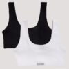 Set de 2 Bralette cu logo și nervuri