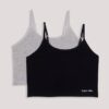 Set de 2 camisole cu sutien integrat pentru fete
