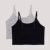 Set de 2 camisole cu sutien integrat pentru fete