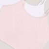 Set de 2 camisole cu sutien integrat pentru fete