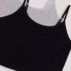 Set de 2 camisole cu sutien integrat pentru fete
