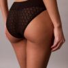 Set de 3 bikini cu talie joasă din dantelă cu logo iconic