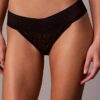 Set de 3 bikini cu talie joasă din dantelă cu logo iconic
