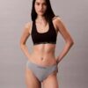 Set de 3 bikini din microfibră fără cusături, cu nervuri
