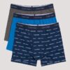Set de 3 Boxeri Cotton Stretch pentru băieți