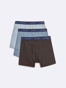 Set de 3 Boxeri Cotton Stretch pentru băieți