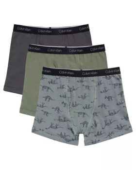 Set de 3 Boxeri Cotton Stretch pentru băieți